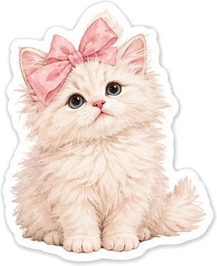 Kitten sticker