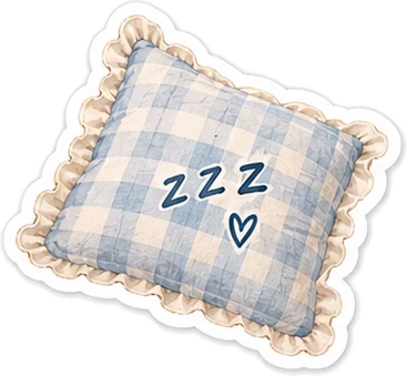 Pillow sticker