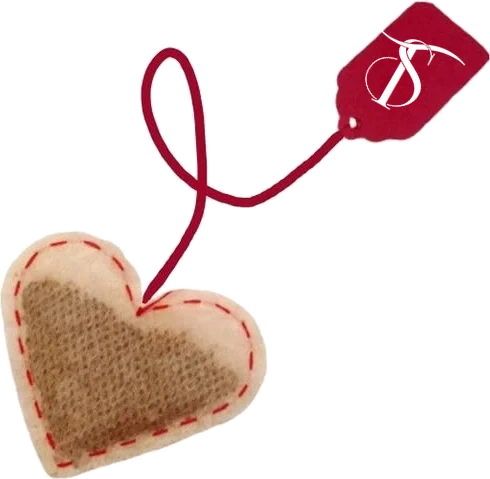 Heart tag with the T&S logo