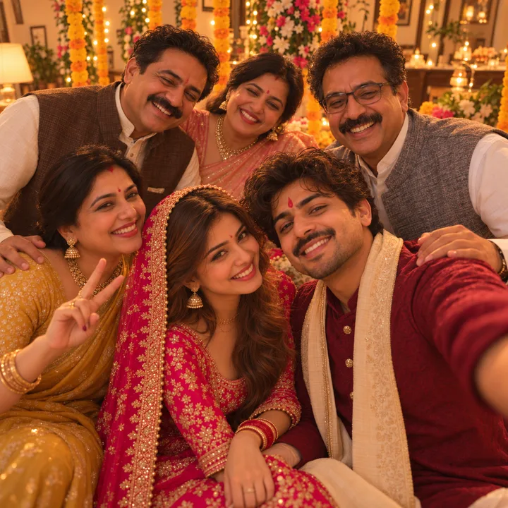 Family selfie